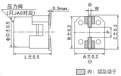 黑金刚电容贴片型铝电解电容器 MZL系列